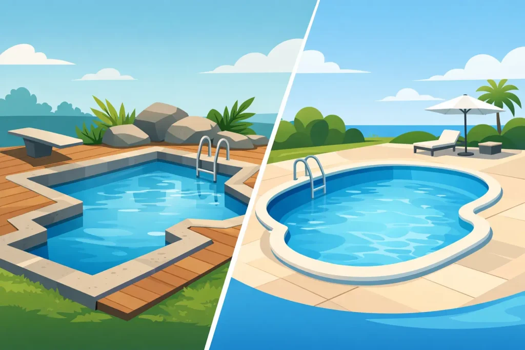 Concrete Pools vs Fibreglass Pools