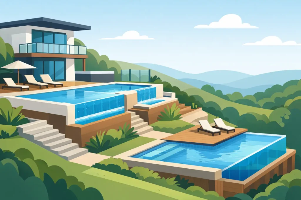 Pool Builders for Sloping Blocks Explained