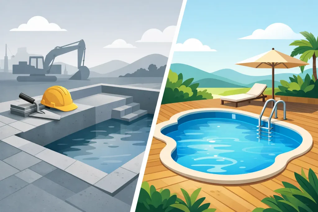 Concrete vs Fibreglass Pools: What Suits You?