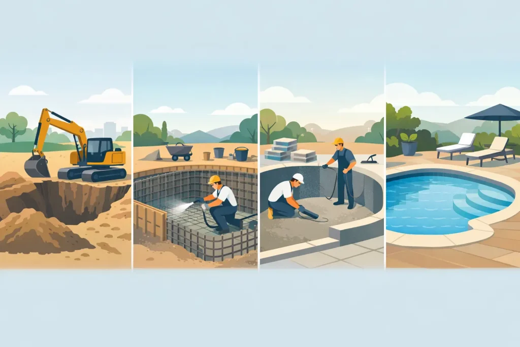 How Concrete Pools Are Built
