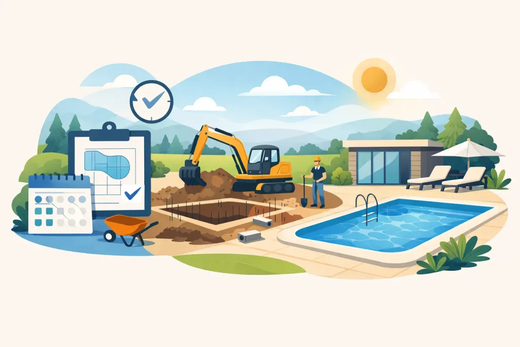 Pool Installation Timeline in Victoria